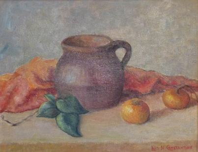 Jug With Red Cloth